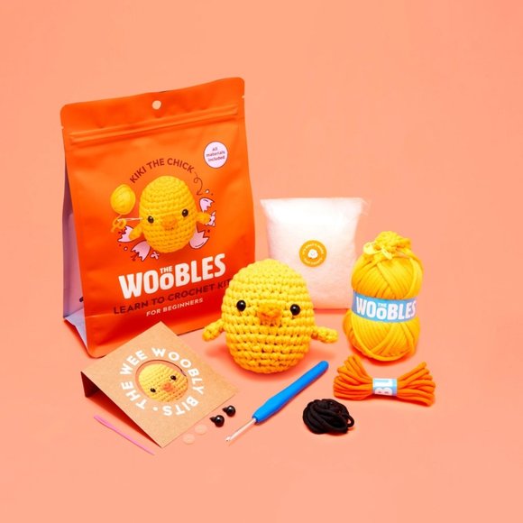 The Woobles Other - Kiki the Chick Beginner Crochet Kit